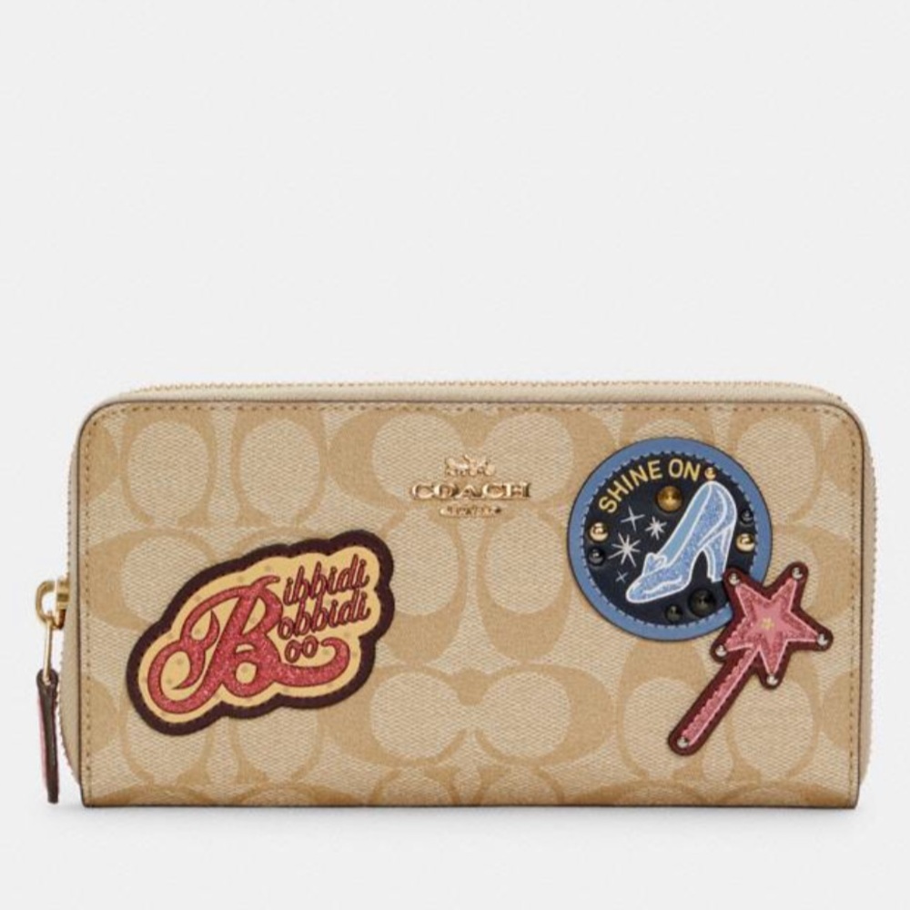 NWT Disney X Coach Accordion Wallet